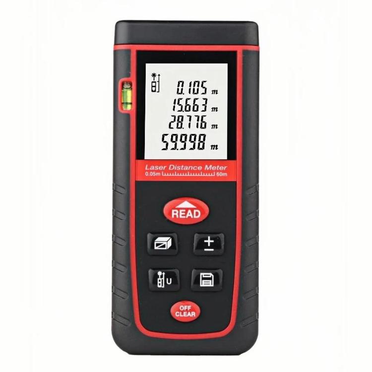 RZ-S60 Portable Handheld Laser Distance Meter, Measuring Distance: 60m, RZ-S60