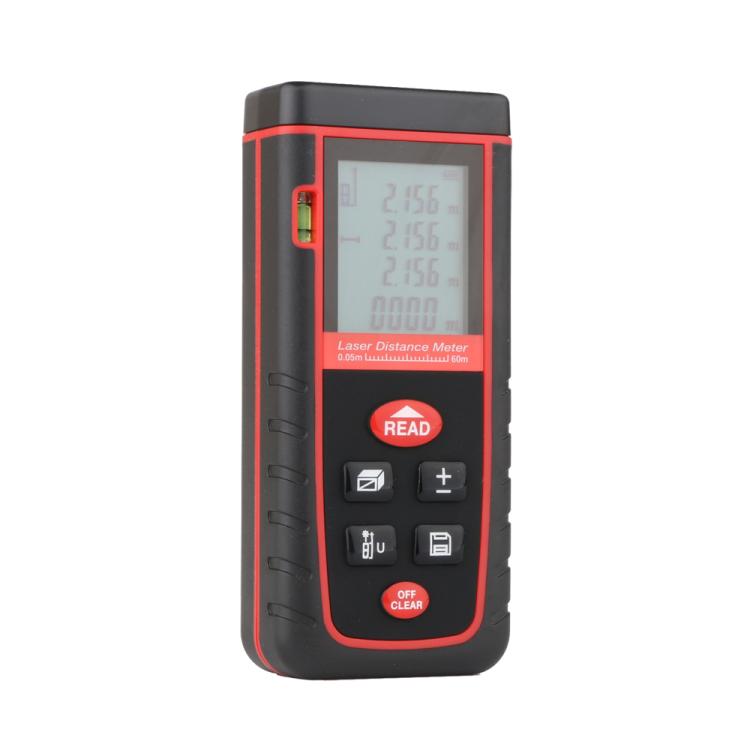 RZ-S60 Portable Handheld Laser Distance Meter, Measuring Distance: 60m, RZ-S60