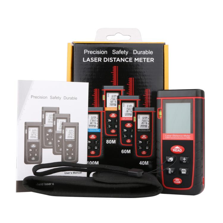 RZ-S60 Portable Handheld Laser Distance Meter, Measuring Distance: 60m, RZ-S60