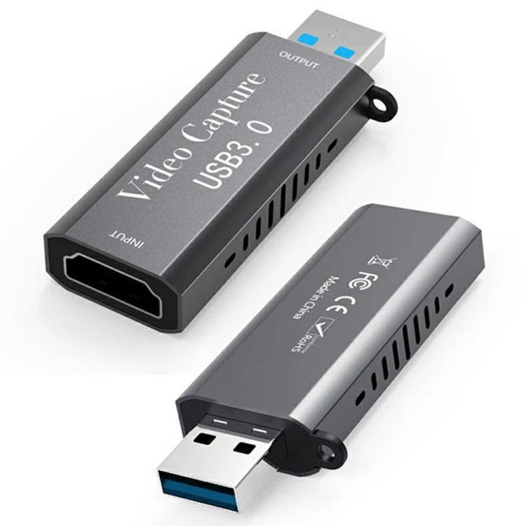 HU-07 HD to USB 3.0 Video Capture Card 1080P 60Hz Game Recording Adapter, HU-07
