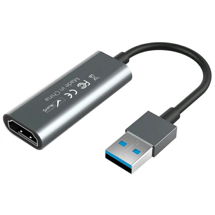 HU-02 HDMI to USB 3.0 Video Capture Card 1080P Game Live Streaming Adapter Cable, HU-02