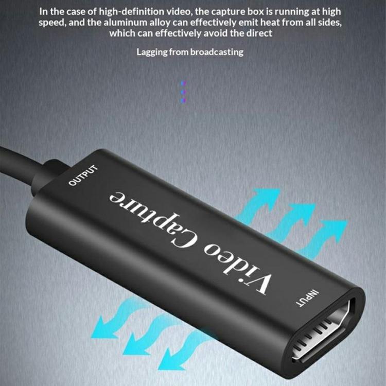 HU-02 HDMI to USB 3.0 Video Capture Card 1080P Game Live Streaming Adapter Cable, HU-02