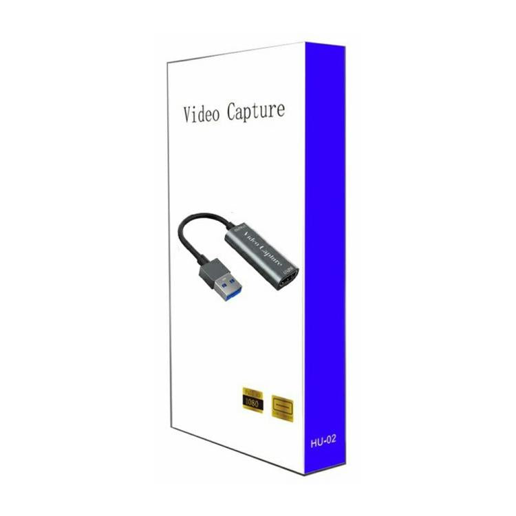 HU-02 HDMI to USB 3.0 Video Capture Card 1080P Game Live Streaming Adapter Cable, HU-02
