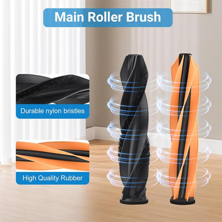 JUNSUNMAY Rubber Main Roller Brush for Dreame X50 Ultra / L50 Ultra / L40s Ultra / Mova 50 Ultra