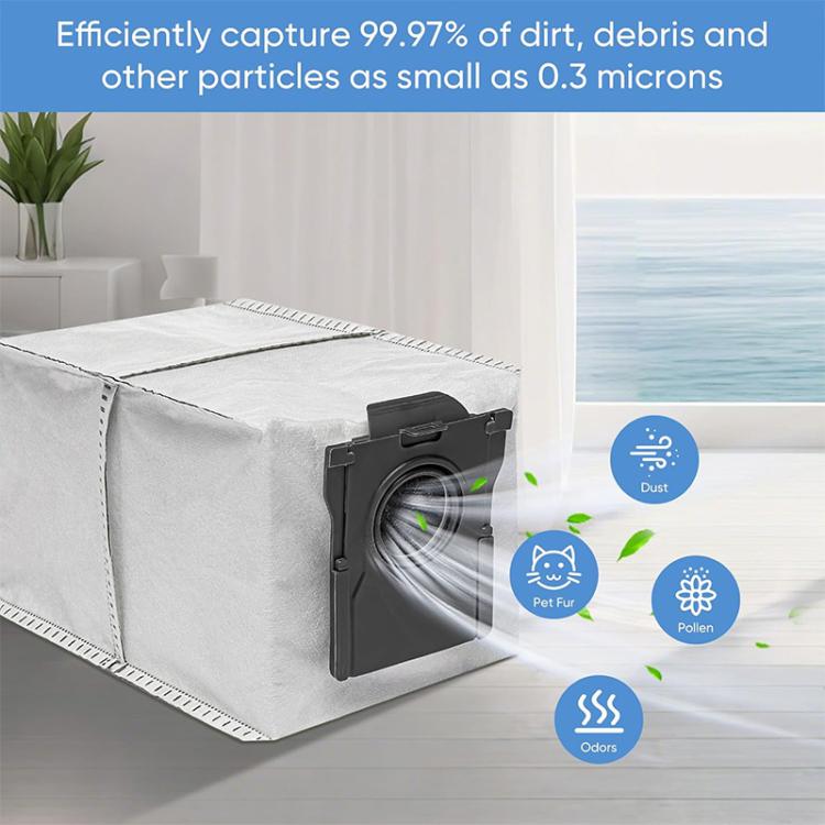 JUNSUNMAY 6pcs Dust Bag for Dreame X50 Ultra / L50 Ultra / L40s Ultra / Mova P50 Pro Ultra, For Dreame X50 Ultra / L50 Ultra / L40s Ultra
