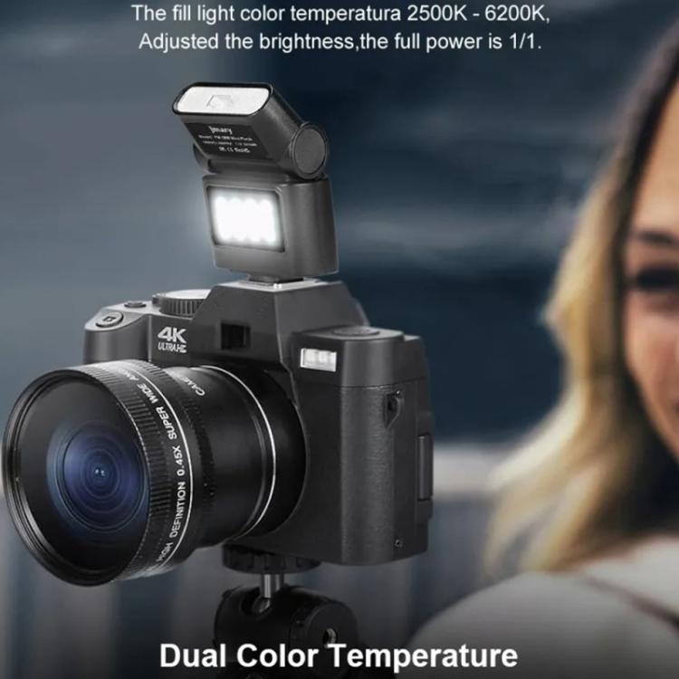 JMARY FM-06R For Camera Mini Flash Fill Light Hot Shoe Mount 300mAh Rechargeable LED Light