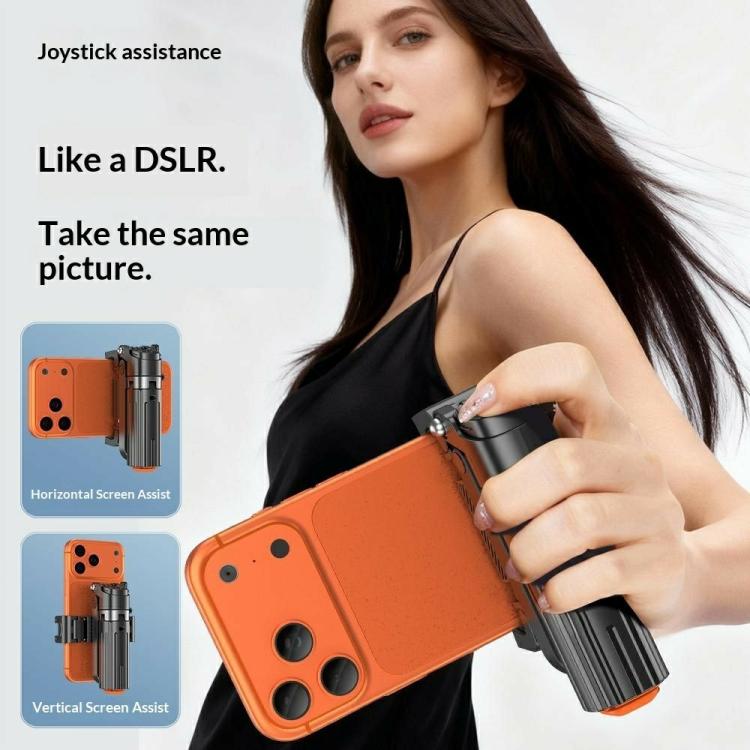 T13Y Auto Open Zinc Alloy Phone Handle Holder Bluetooth Selfie Stick Extendable Tripod