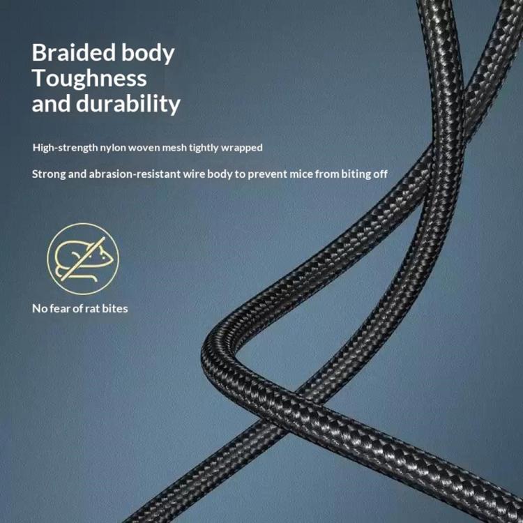UGREEN US370 80805 USB C to USB B 2.0 Cable Braided Printer Cable, Length: 1m, US370