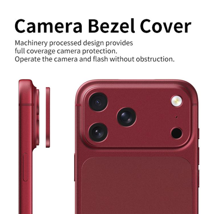 Kalebol Metal Hollow Lens Protection Ring, For iPhone 18 Pro, For iPhone 18 Pro Max