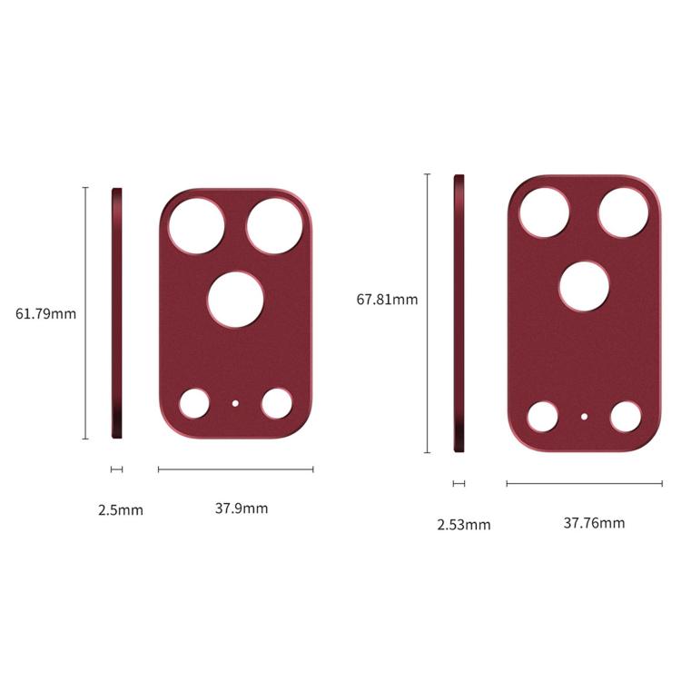 Kalebol Metal Hollow Lens Protection Ring, For iPhone 18 Pro, For iPhone 18 Pro Max