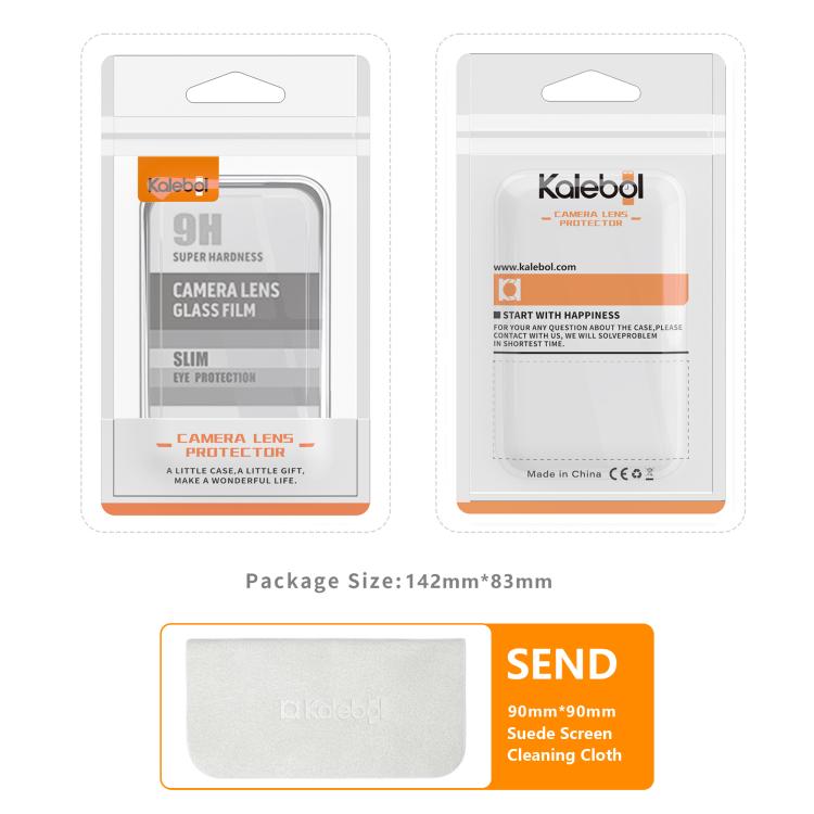 Kalebol Metal Hollow Lens Protection Ring, For iPhone 18 Pro, For iPhone 18 Pro Max