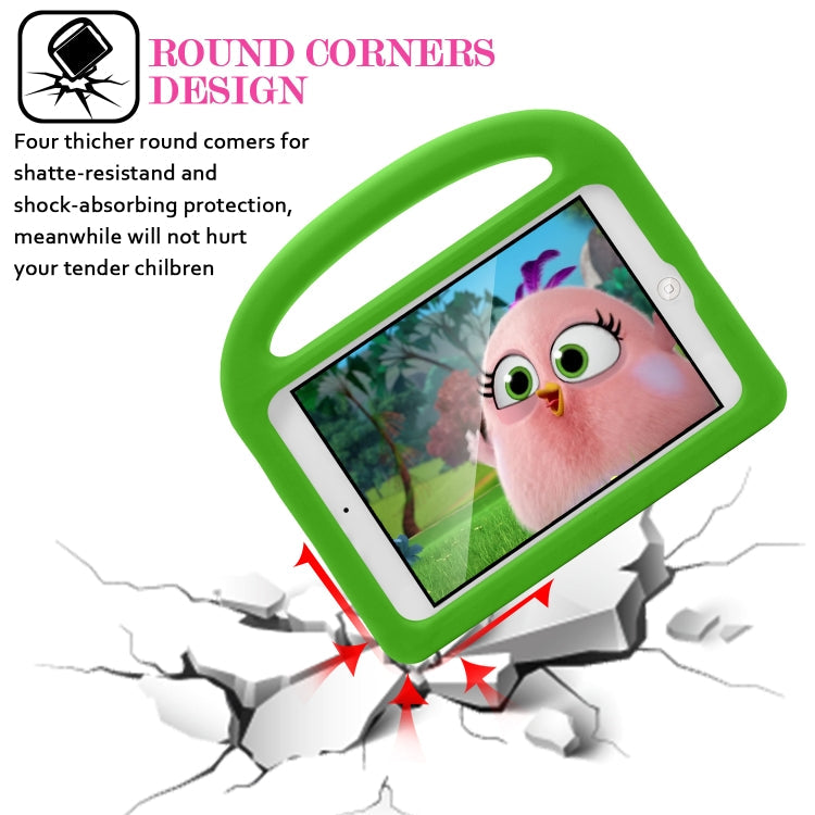 For iPad 4/3/2 Sparrow Style EVA Material Children Shockproof Casing Shell(Green)