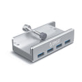 ORICO  MH4PU-P Aluminum Alloy 4 Port USB3.0 Clip-type HUB, MH4PU-P(Silver)
