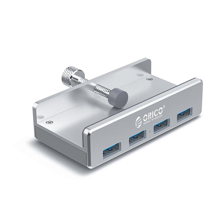 ORICO  MH4PU-P Aluminum Alloy 4 Port USB3.0 Clip-type HUB, MH4PU-P(Silver)