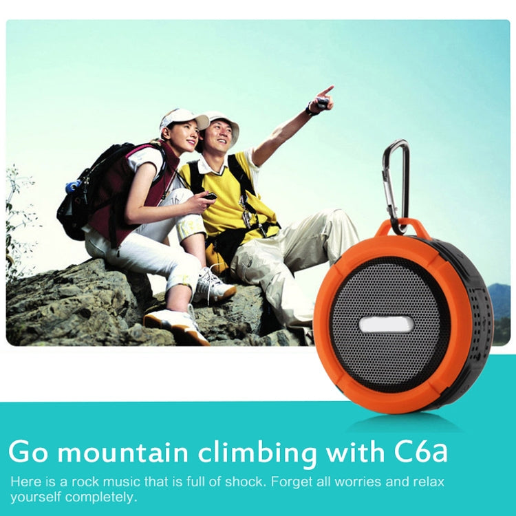 C6a Outdoor Chuck Wireless Bluetooth Car Speaker Suction Cup Speaker, Support TF Card(Green)