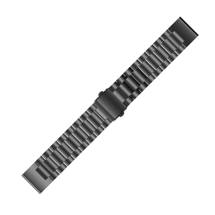 For Garmin 5 20mm Tri-Bead Stainless Steel Steel Watchband
