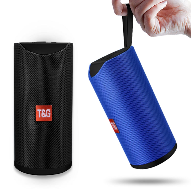 T&G TG113 Portable Bluetooth Speakers Waterproof Stereo Outdoor Loudspeaker MP3 Bass Sound Box with FM Radio(Black)