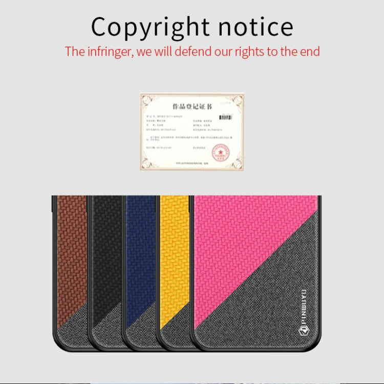 PINWUYO Rong Series  Shockproof PC + TPU+ Chemical Fiber Cloth Protective Cover, For Galaxy S20, For Galaxy S20+