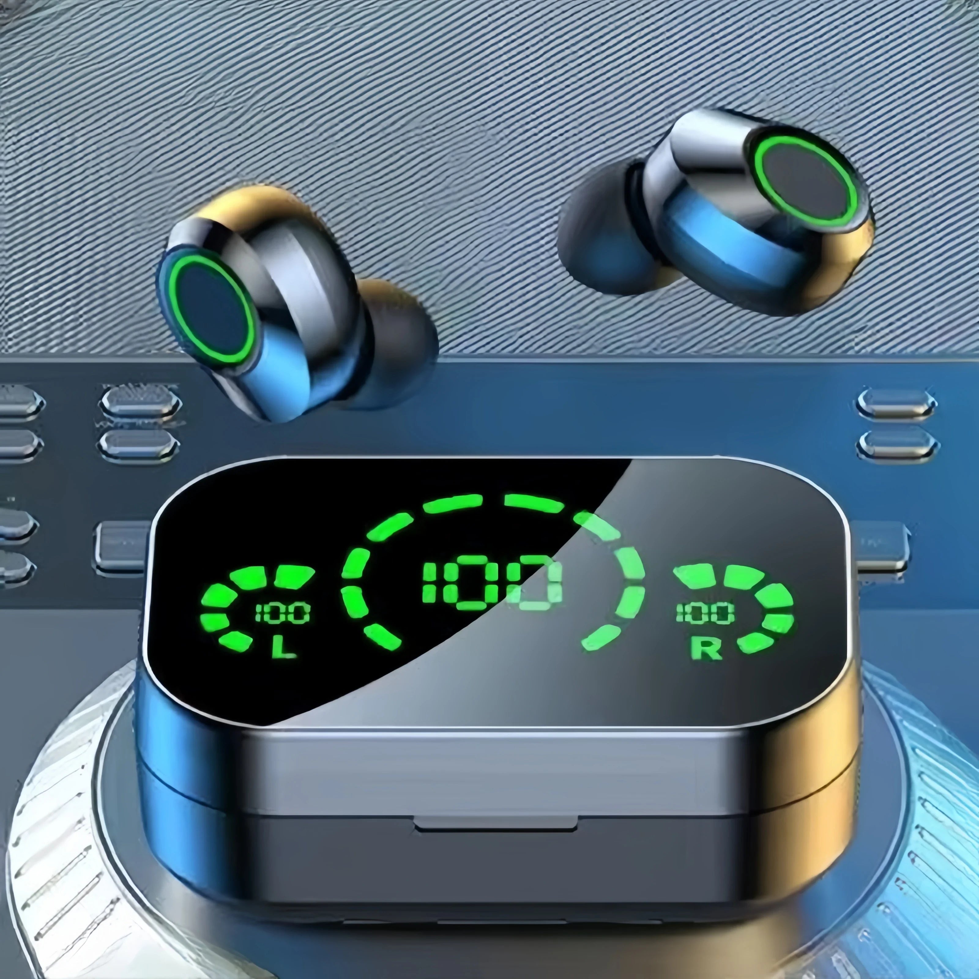 Long Playtime Touch Control True Wireless Earbuds/Headphones Bluetooth YD03,