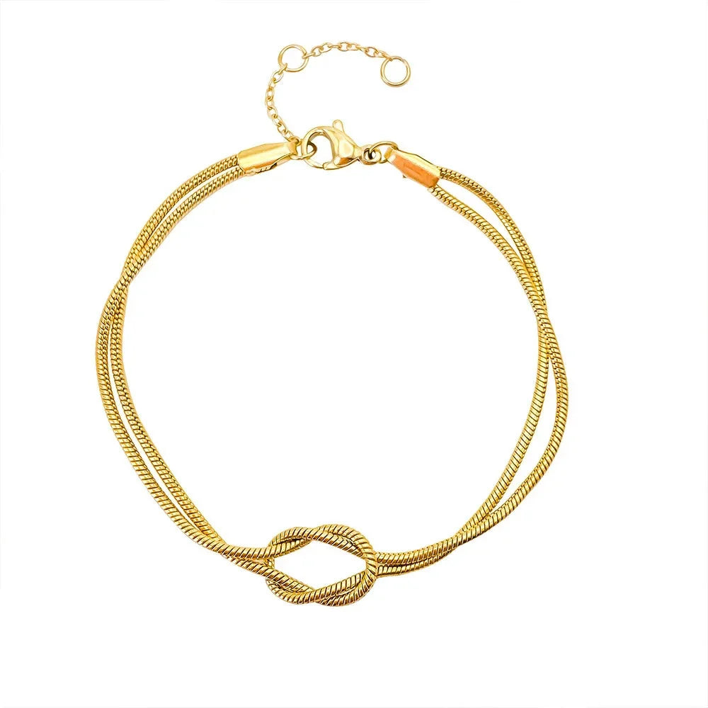 Snake Chain Knot Bracelet