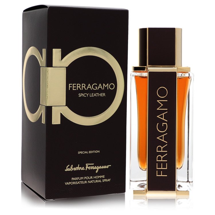 Salvatore Ferragamo Spicy Leather Eau de Parfum Spray 3.4 oz / 100 ml for Men