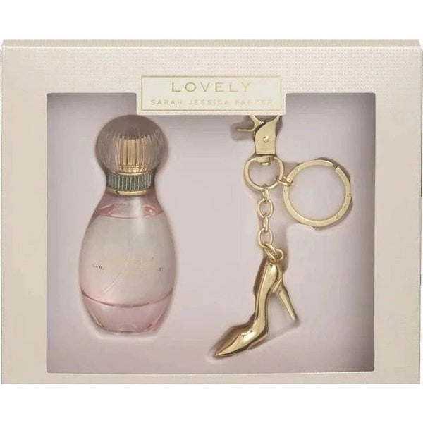 Sarah Jessica Parker Lovely Gift Set 30ml EDP + Gold Shoe Keyring