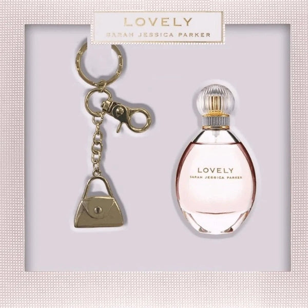 Sarah Jessica Parker Lovely Gift Set 30ml EDP + Gold Purse Keyring