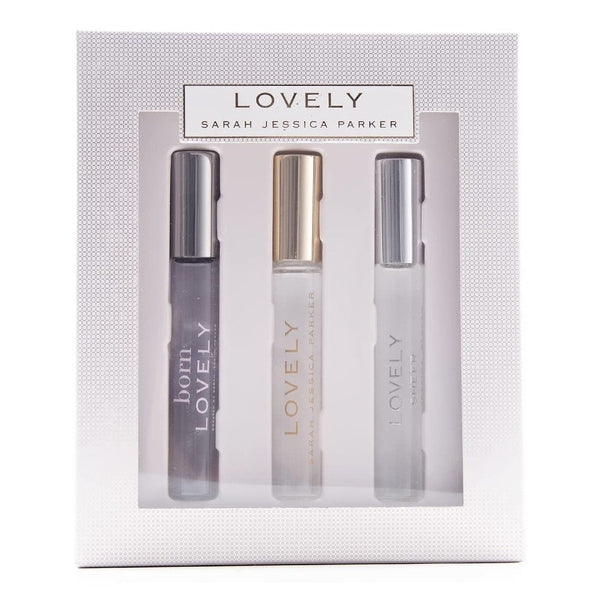 Sarah Jessica Parker Lovely Rollerball Gift Set 10ml Born Lovely EDP + 10ml Lovely EDP + 10ml Lovely Sheer EDP