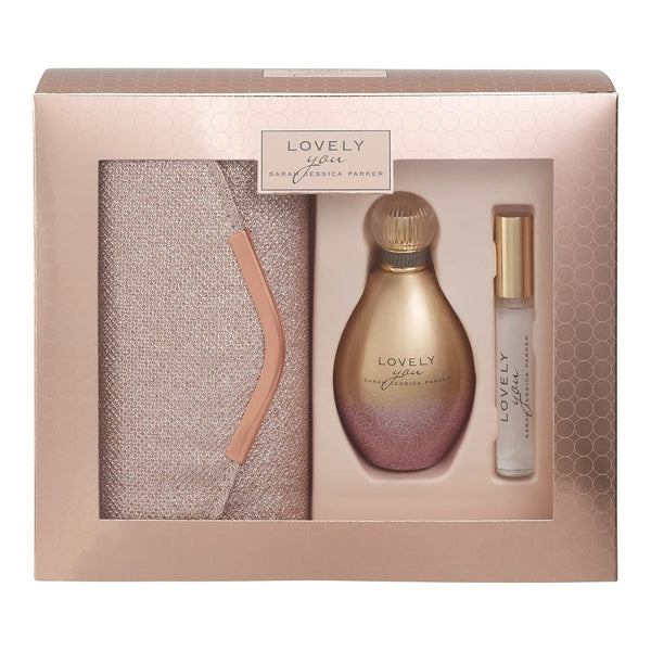 Sarah Jessica Parker Lovely You Gift Set 100ml EDP + 10ml EDP + Bag