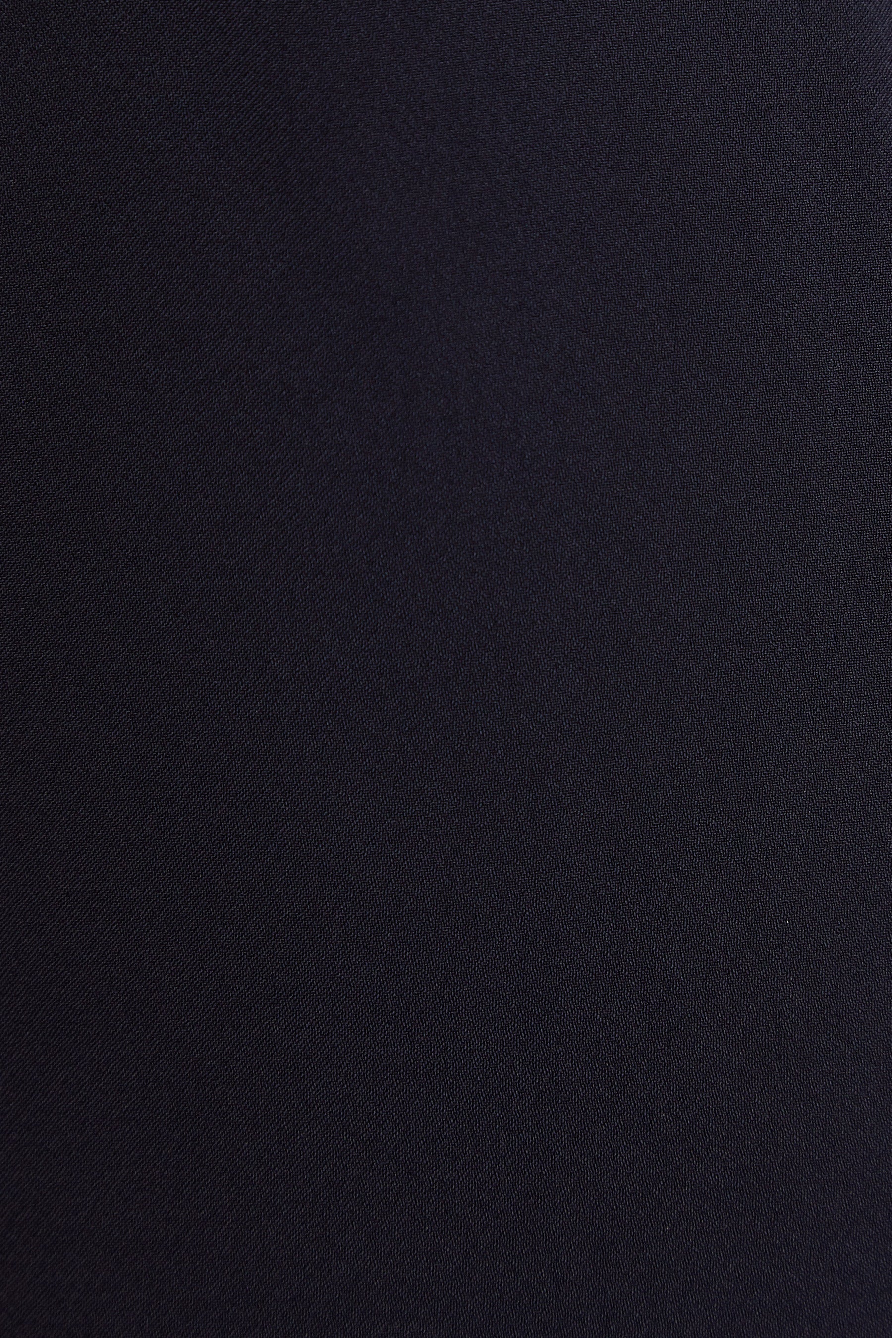 Urbain Satin Back Crepe Wrap Midi Dress - Navy