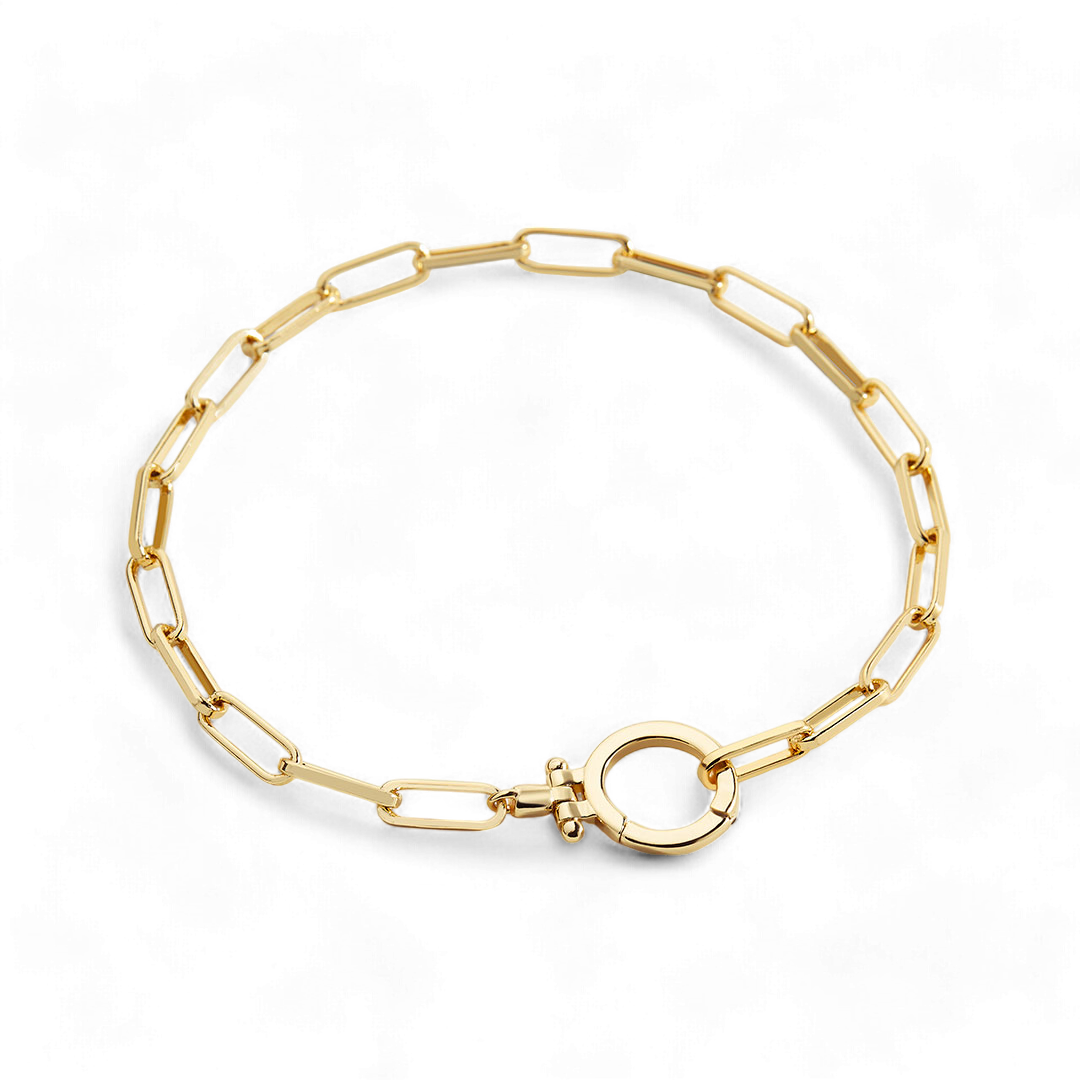 Paperclip Chain Bracelet