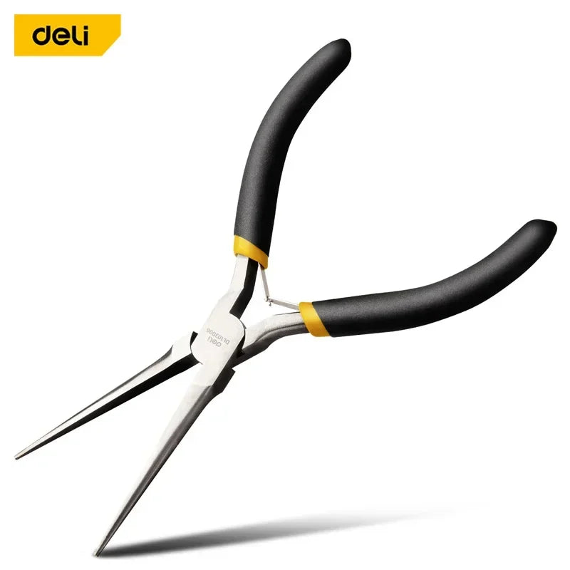 DeLi 1 Piece Multifunctional Hand Tools Jewelry Pliers Equipment Round Nose End Cutting Wire Pliers For Handmade Making Accessor