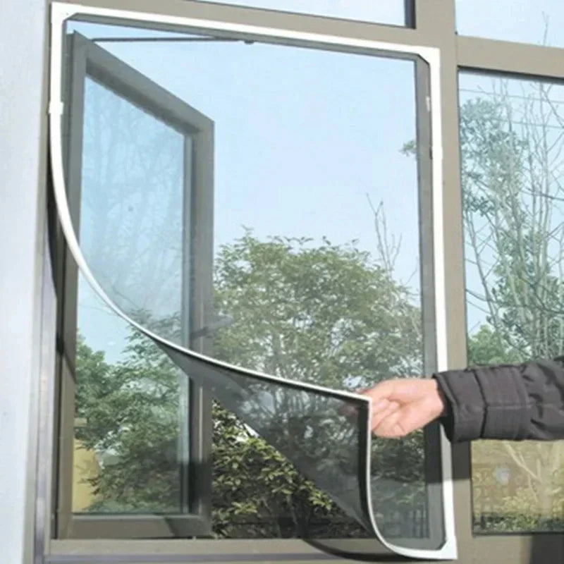 DIY Mosquito Net Self-adhesive Indoor Anti-insect Fly Screen Curtains Window Net Protections Mesh Home Textile Bed Garden