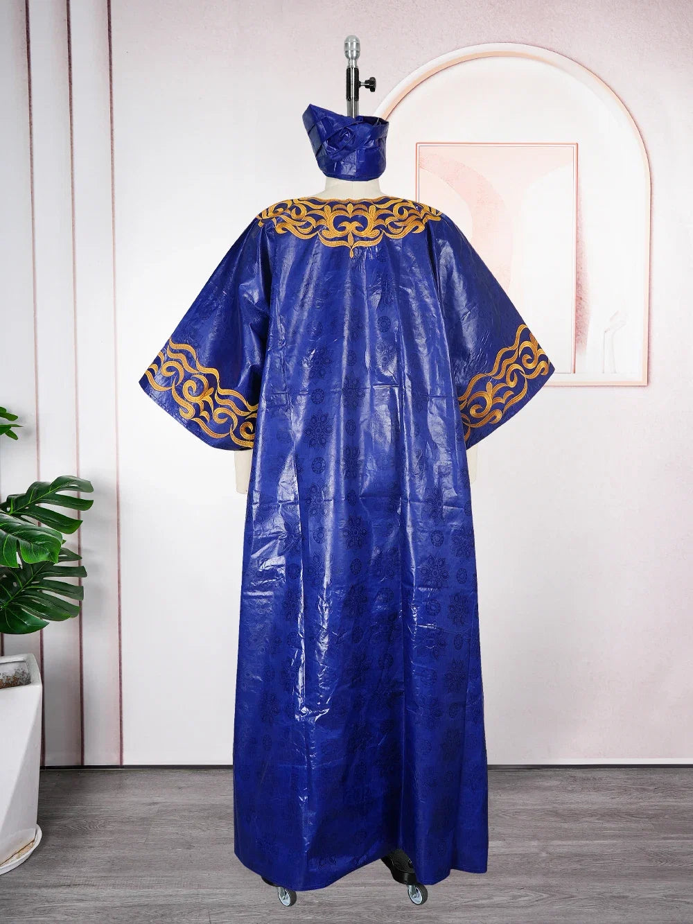 African Dresses for Women Dashiki Traditional Bazin Gown Ankara Embroidery Boubou Robe Nigeria Wedding Evening Party Dress