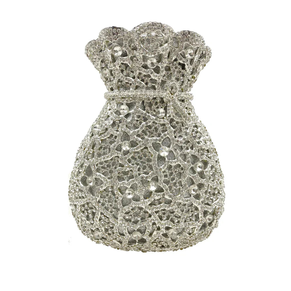 Luxury Women Evening Bag Party Crystal Clutches Purses