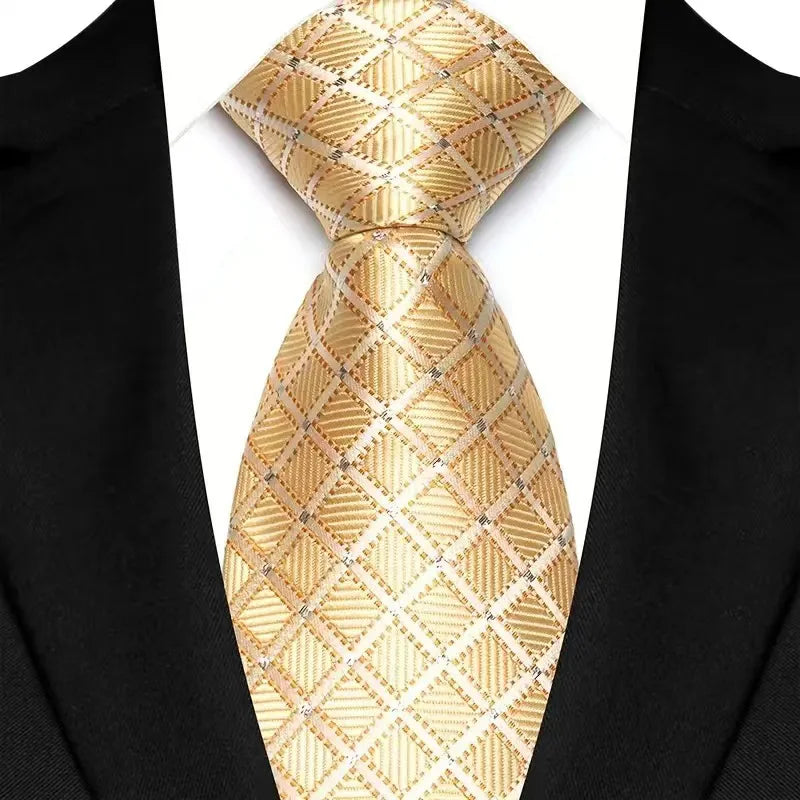 Men's Silk-Feel Necktie – 8cm Knit Polyester | Solid Colours | 18 Shades | Business & Formal Wear