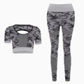 Fitness Leggings Set - High-Quality Polyester Athletic Wear for Women