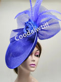 Elegant Flower Fascinator Pillbox Cap Wedding Women Fascinator Hat Headband