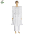 African Suit Men Robe Shirt and Pants Set Long Sleeve