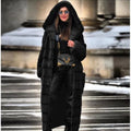 Women's Hooded Sweed Thick Long Sleeve Urban Winter Coat