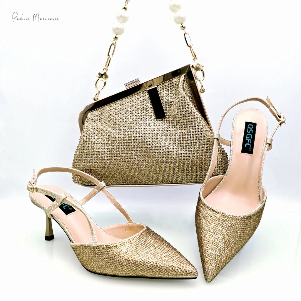 New Arrival Fashion Elegant Green Color Ladies Shoulder Bag for Party Or