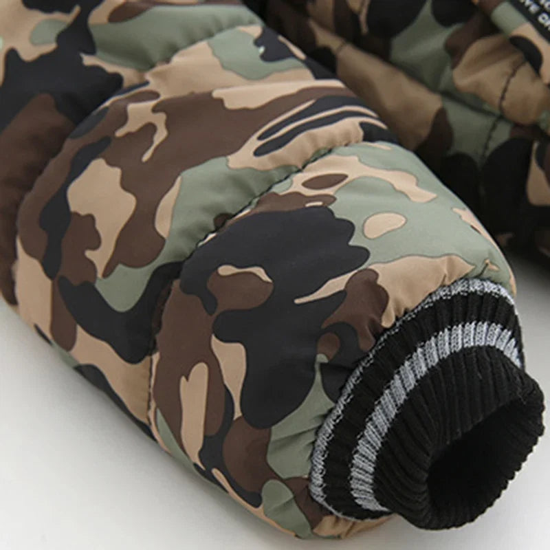 Autumn Winter Hooded Jacket for Kids - Boys & Girls Warm Fur Collar Zipper Outerwear Casual Fashion Baby Coat for Ages 2-6