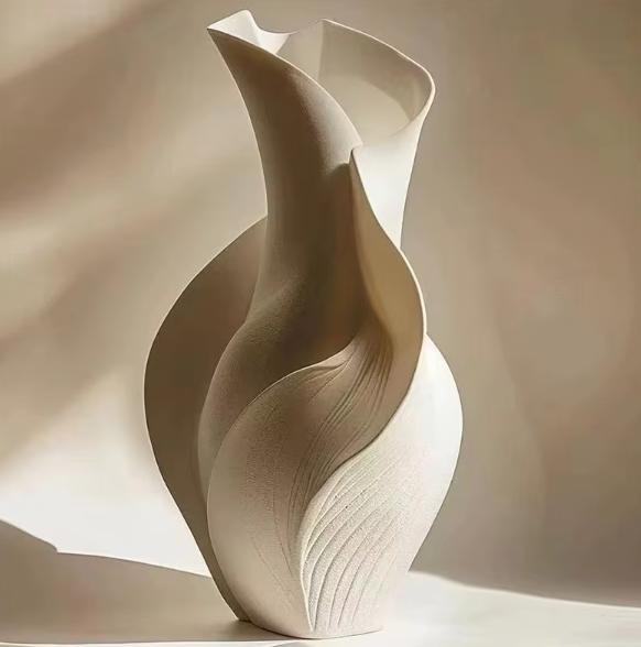 Nordic Ceramic Vase | Minimalist Abstract Sculptural Home Décor