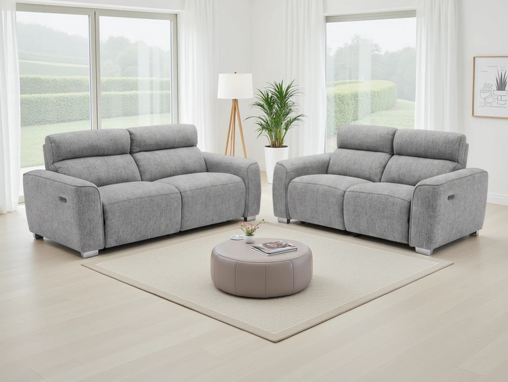 Toronto 3 & 2-Seater Electric Recliner Sofa