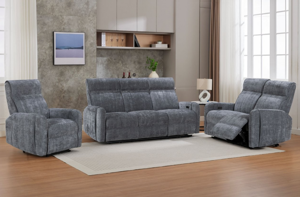 Florence Zero-Gravity Electric Recliner 3-Seater Sofa