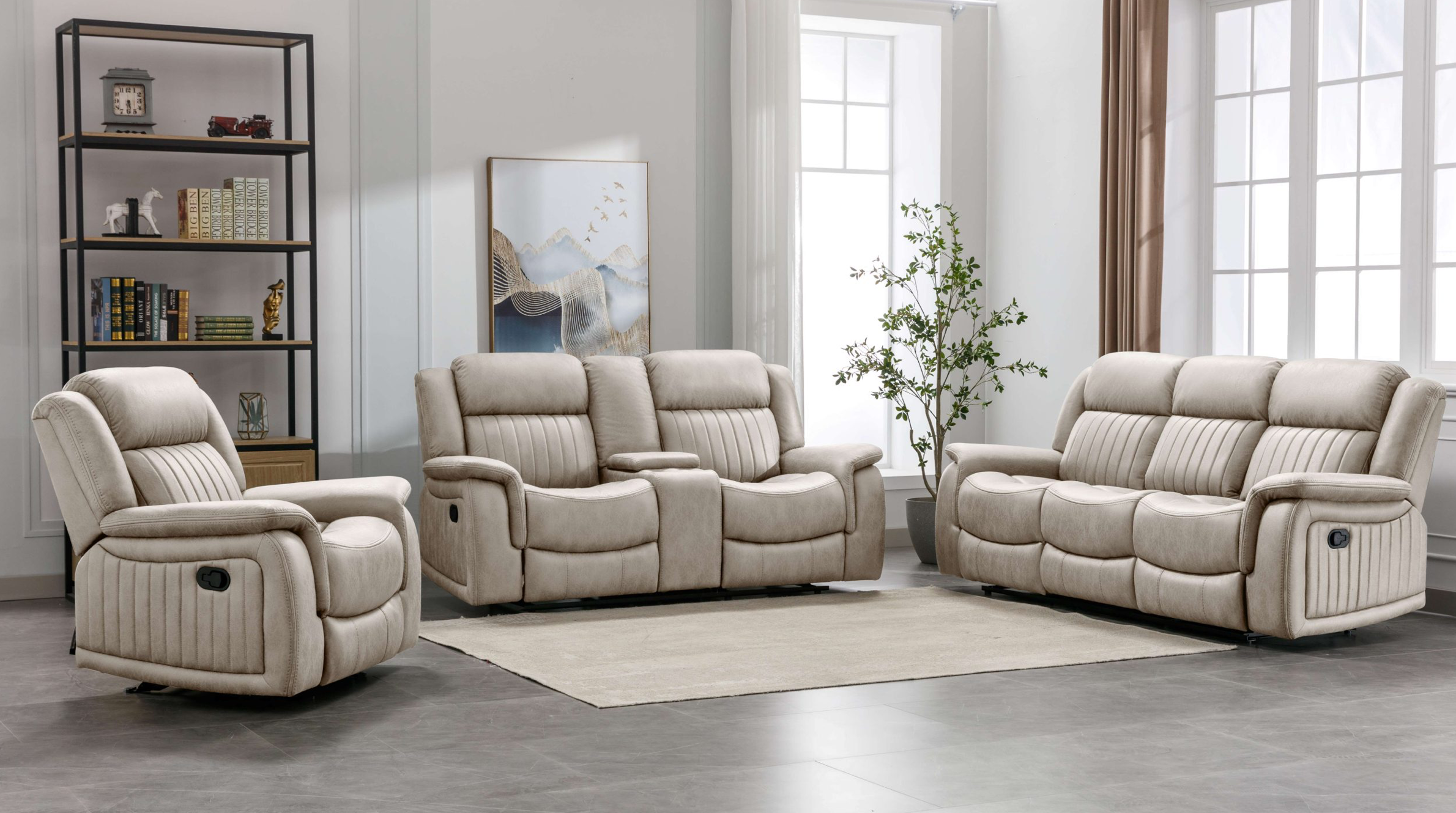 Stanley Electric Recliner 3 & 2-Seater Sofa Collection