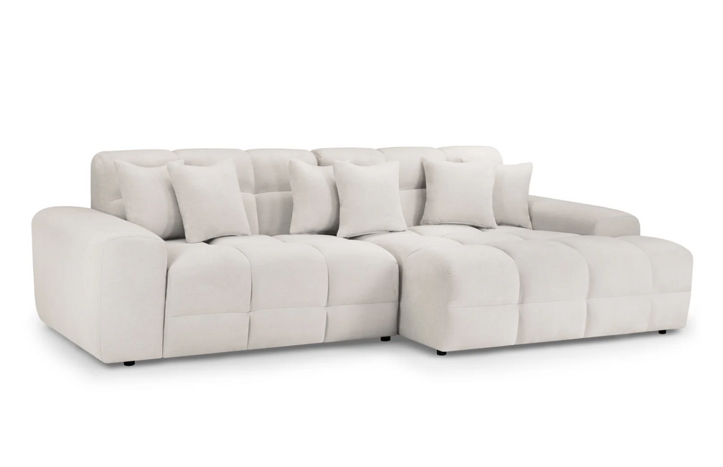 Jacob Ribbed Corner Sofa (Left or Right-Hand)