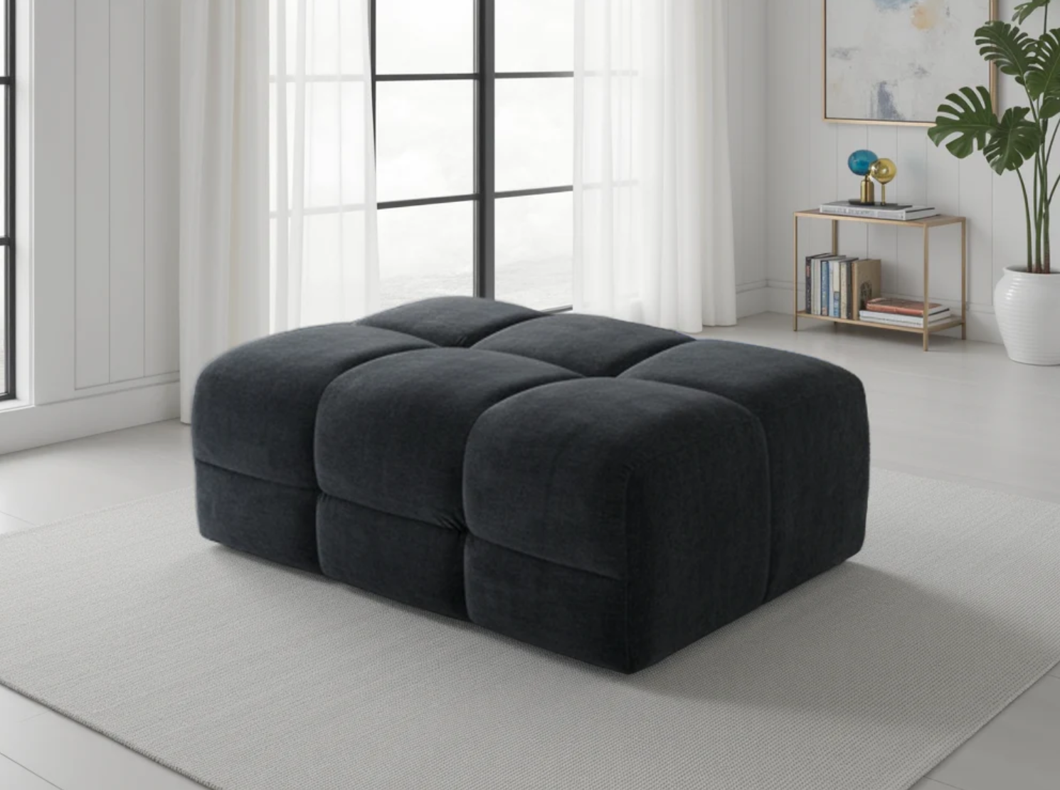 Jacob Ribbed Footstool