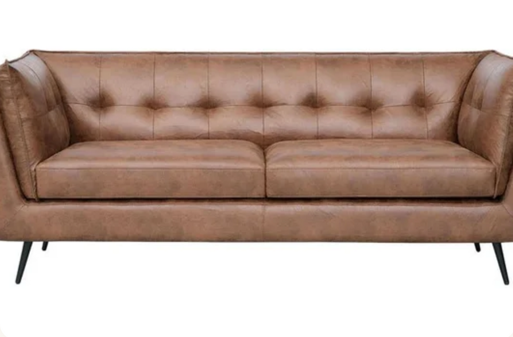 Melbourne 3-Seater Faux Leather Sofa