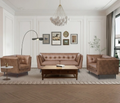 Melbourne 3, 2 & 1-Seater Faux Leather Sofa Collection